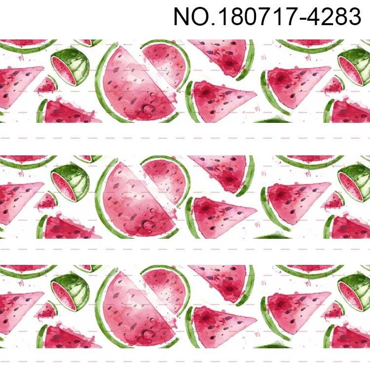 10 ярдов-Различные размеры-корсажная лента с принтом фруктов-милая и популярная