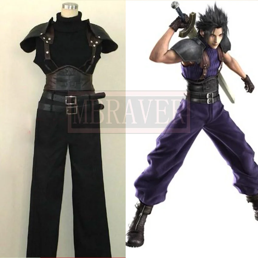 Final Fantasy VII Crisis Core Zack Fair костюм для косплея