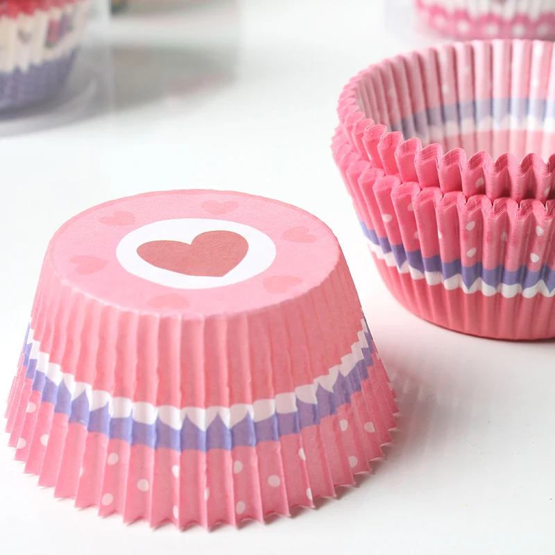 100 шт./компл. круглая форма кекс лайнеры пищевая бумага Маффин для выпечки формы