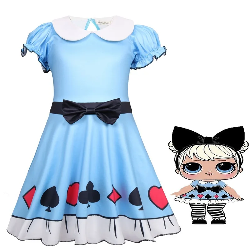 Girls Princess Summer Dresses Kids Halloween Cosplay Costume Children Clothes Brand Baby Girl Party Dress | Детская одежда и обувь