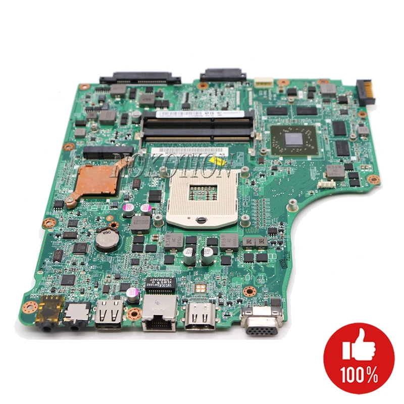 Материнская плата NOKOTION для ноутбука acer aspire 4820T 4820TG HM55 DDR3 HD5650M 1GB DA0ZQ1MB8F0 MBPVL06001 MB. Pvl06001