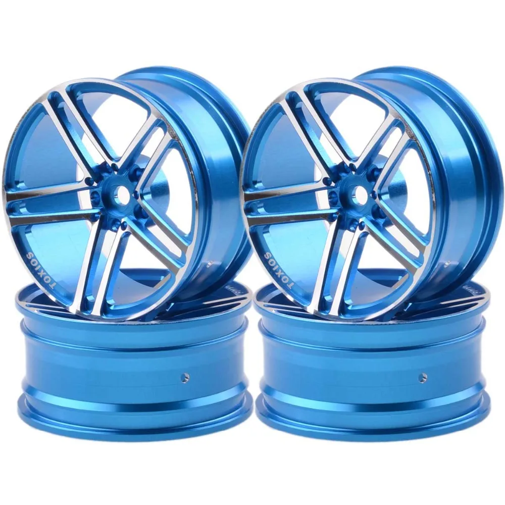 

1054 RC 1/10 On-Road Drift Sakura HSP Tamiya Aluminum 5 Spoke AMG Wheels/Rims
