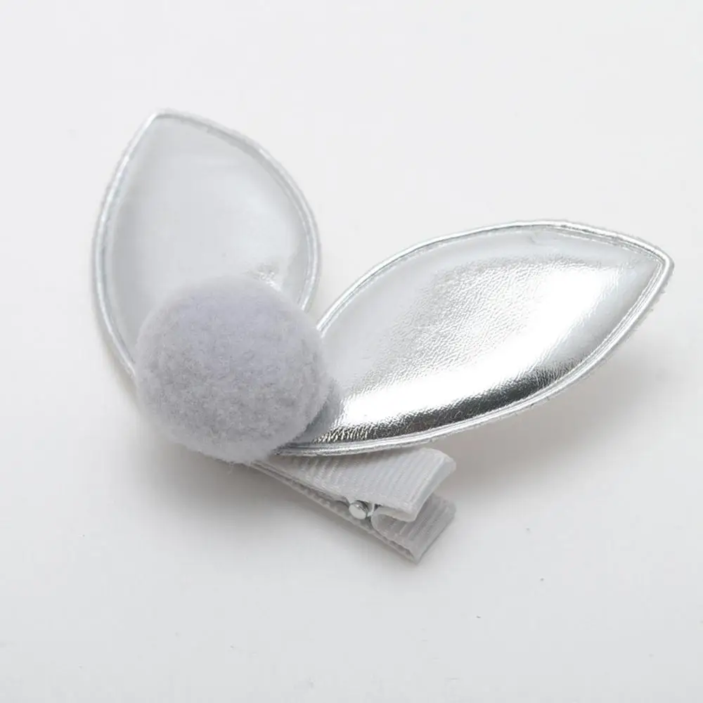 Silver Hairclips 1 шт./лот из искусственной кожи для девочек заколки для детей подарок на день рождения для маленьких девочек аксессуары для волос Дети Заколки для волос для детей - Цвет: Silver Hairclips