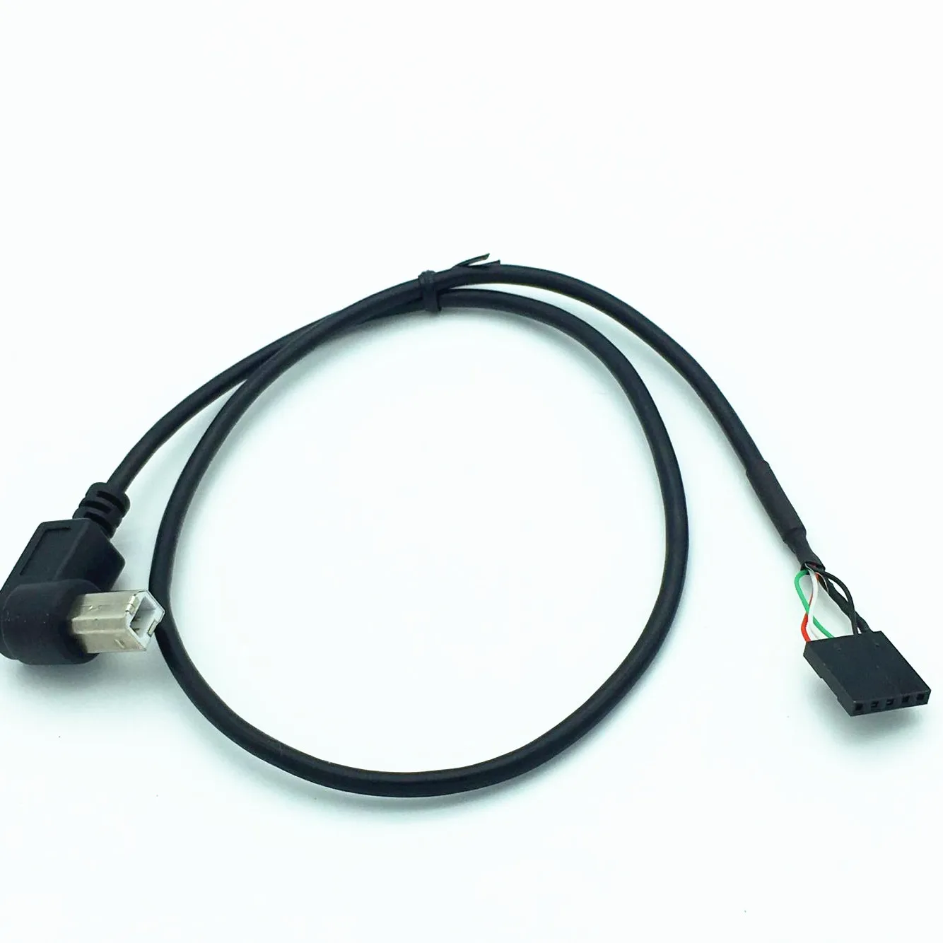 50 см usb 90 угол B штекер к 1x 5Pin гнездо 2 54 USB заголовок PCB материнский кабель|motherboard