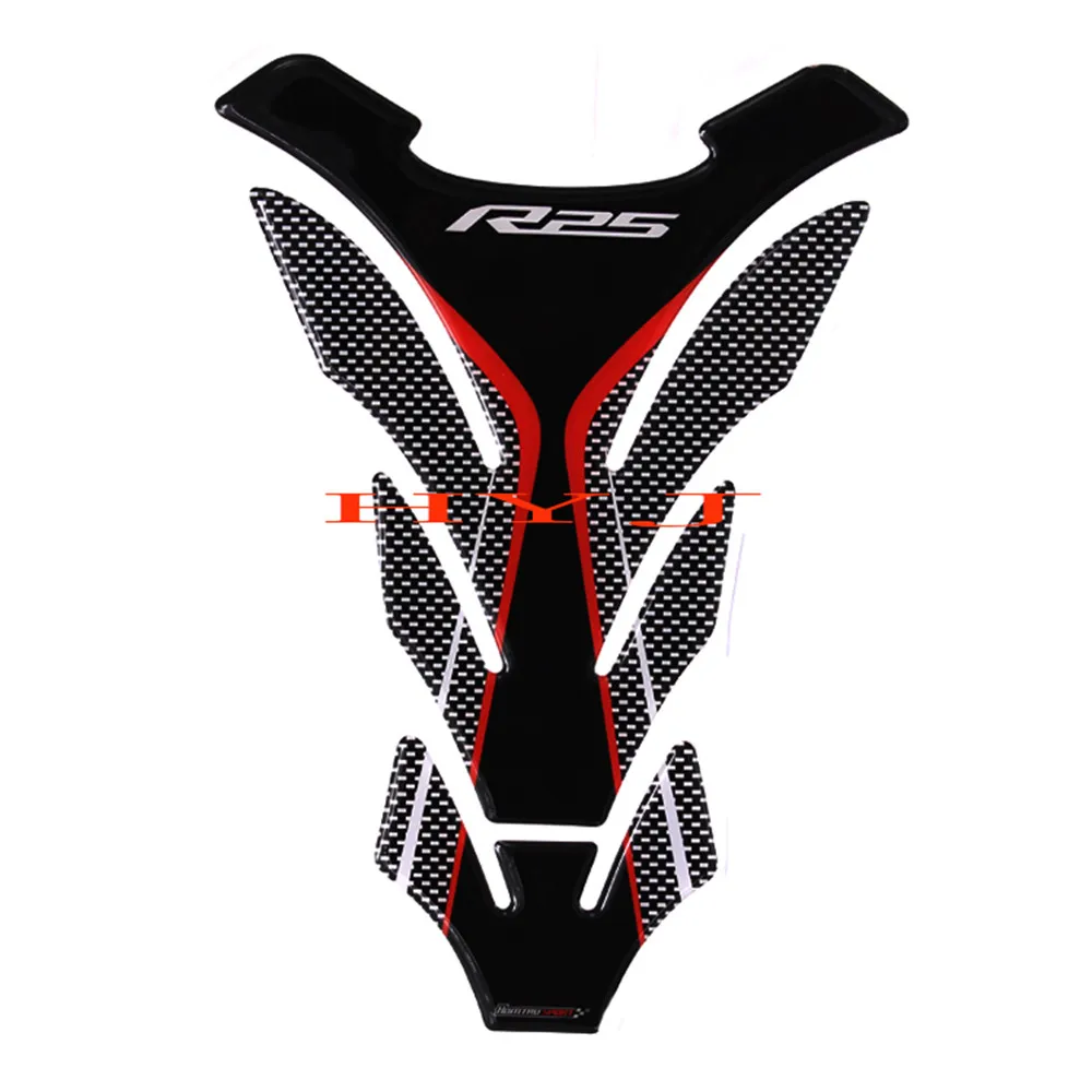3D бак мотоцикла Pad Protector наклейки Чехол для Yamaha R25 YZF Tankpad|Накладки и декоративные