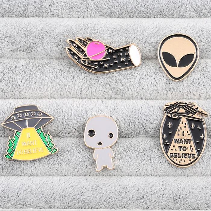 Enamel Creative Design All match Brooch Individuality Coat Collar Bag Pin Brooches For Women Harajuku | Украшения и аксессуары