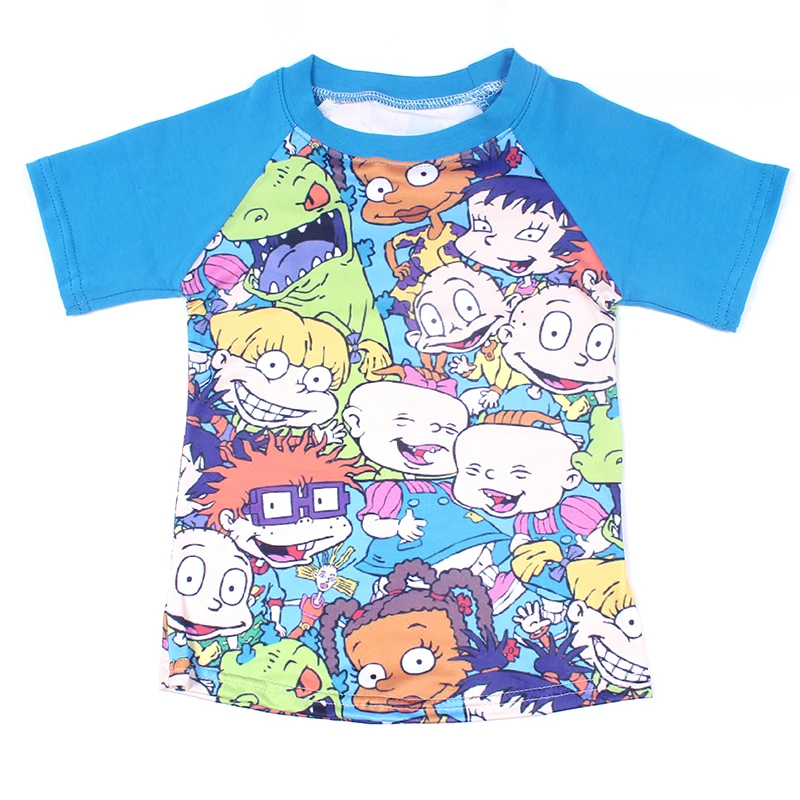 Оптовая продажа одежда для маленьких мальчиков футболка с рисунком из