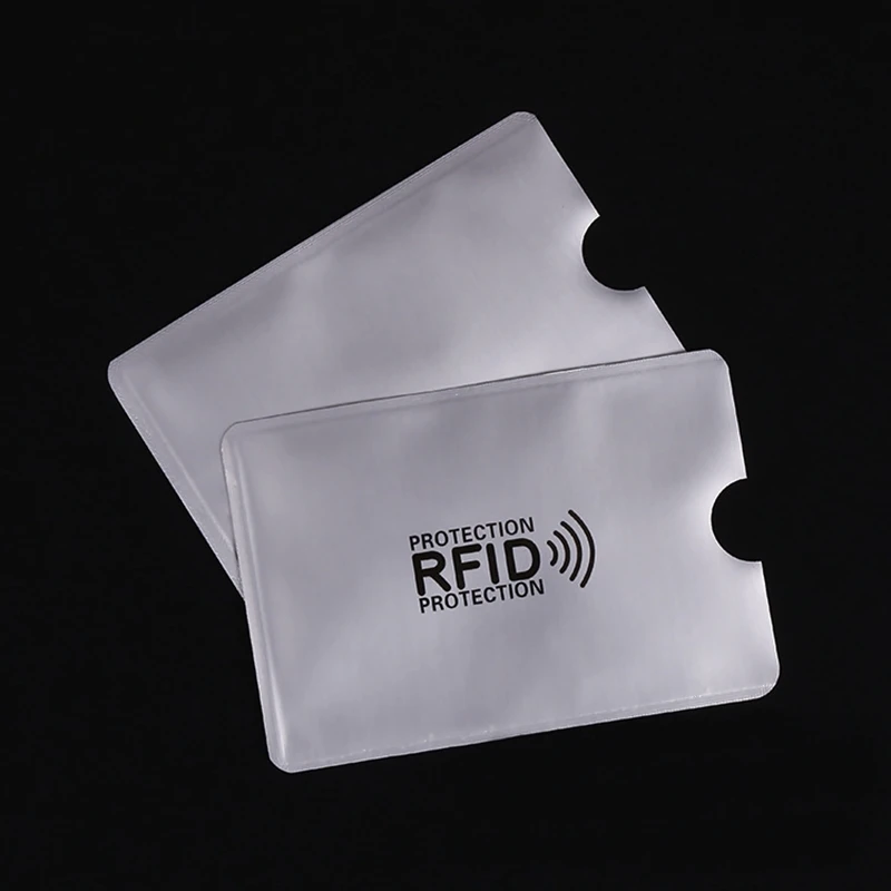 Фото Анти Rfid Бумажник Блокировка считыватель банк держатель для карт Id банковская Анти Rfid Бумажник Блокировка считыватель банк держатель для карт Id банковская