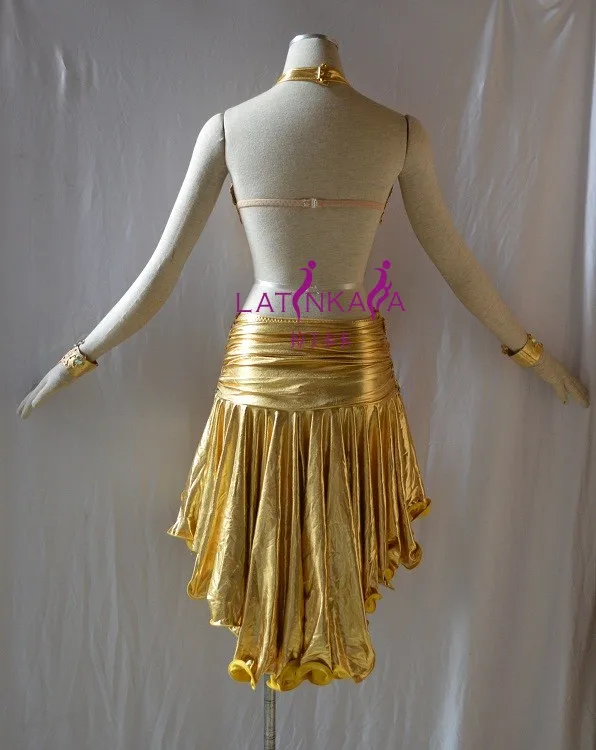 KAKA-NL1510 Женская Одежда для танцев латинское платье с бахромой сальса Танго Самба