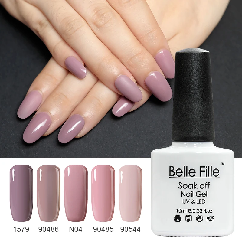 Belle FILLE УФ гель лак для ногтей ню полу Перманентный дизайн замочить от | Красота и