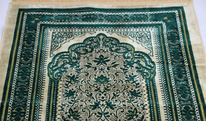 Прямая поставка мусульманская молитвенная молельный коврик Salat Musallah молитвенный коврик ТАПИС ковровое покрытие Banheiro туристический коврик