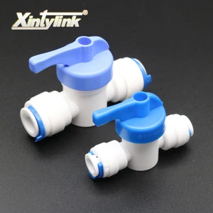 Трубка с наружным диаметром 14 дюйма 38 дюйма, фитинг для полиэтиленовой трубы, прямой, с обратным управлением, шариковым управлением, светофильтр для воды с обратным осмосом