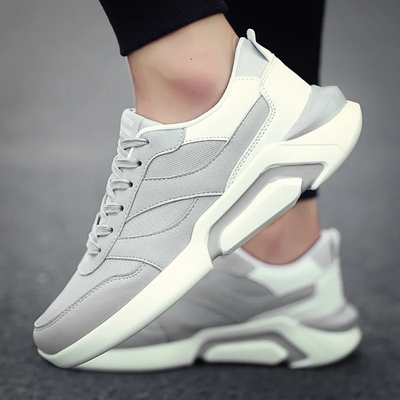 Shoes Men New Fashion Sneakers Man Trainers Breathable Mens Casual 2019 Spring Lace Up Flats Footwear | Обувь