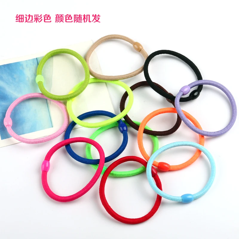 2 ШТ. Украсить Перечеканке Студентка Черный Строка Круг Волос Темперамент