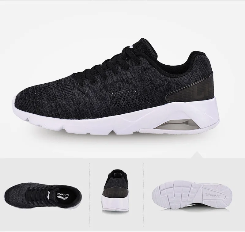 Li-Ning/Мужская обувь с пузырьками; классический стиль жизни; спортивная обувь с подкладкой из дышащей пряжи; кроссовки; AGCN029 XYP685