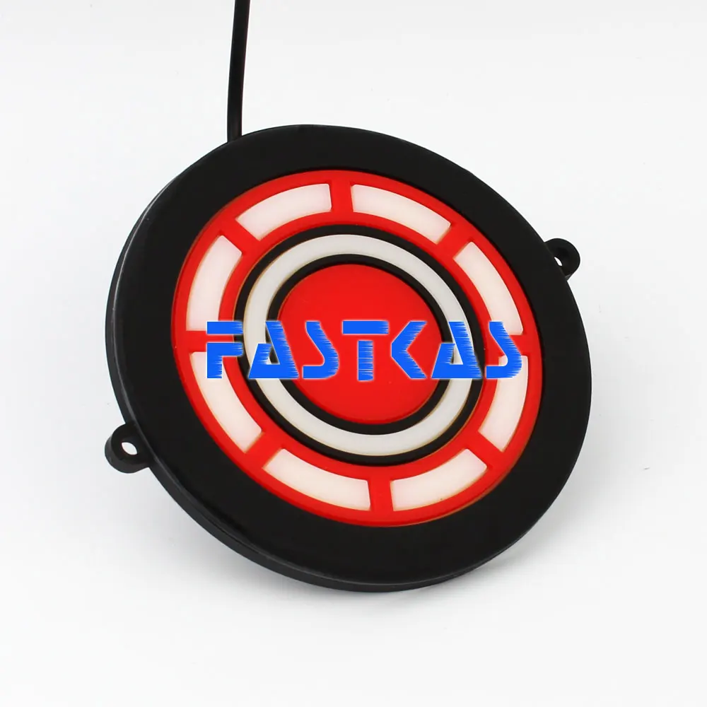 СВЕТОДИОДНЫЙ DRL Дневной светильник 100% Водонепроницаемый красный белый Цвет