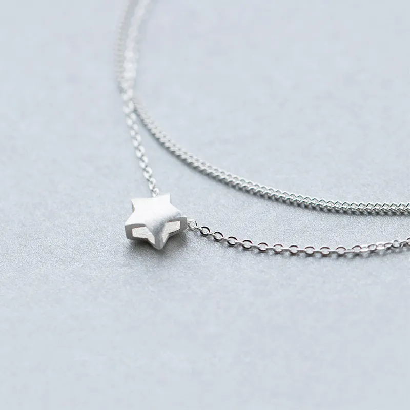 Браслеты на щиколотку женские двухслойные из серебра 100% пробы | Украшения и