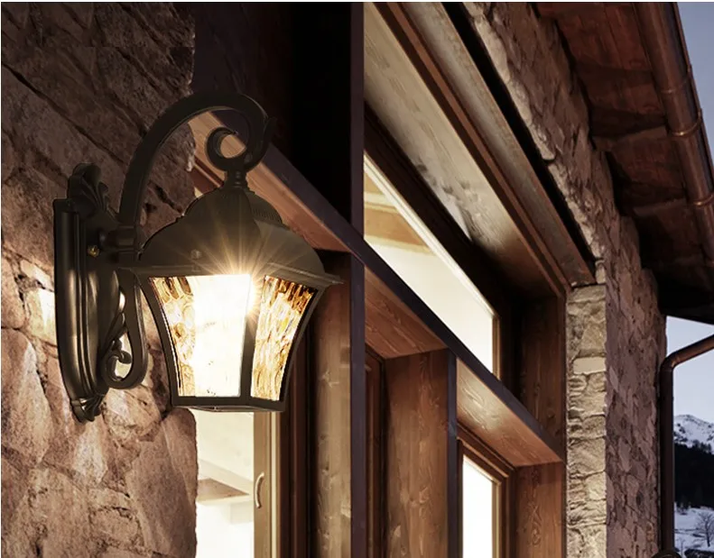 Настенные фонарики на солнечной энергии настенный светильник наружный садовый