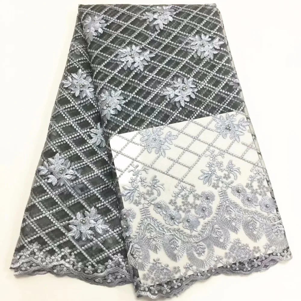 2019 высокое качество французская кружевная ткань в нигерийском стиле Африканский