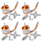 4 шт.лот XXD A2212 930KV 1000KV 1400KV 2200KV бесщеточные двигатели + держатели для радиоуправляемых летательных аппаратов 4-осевой Мультикоптер Запчасти для квадрокоптера