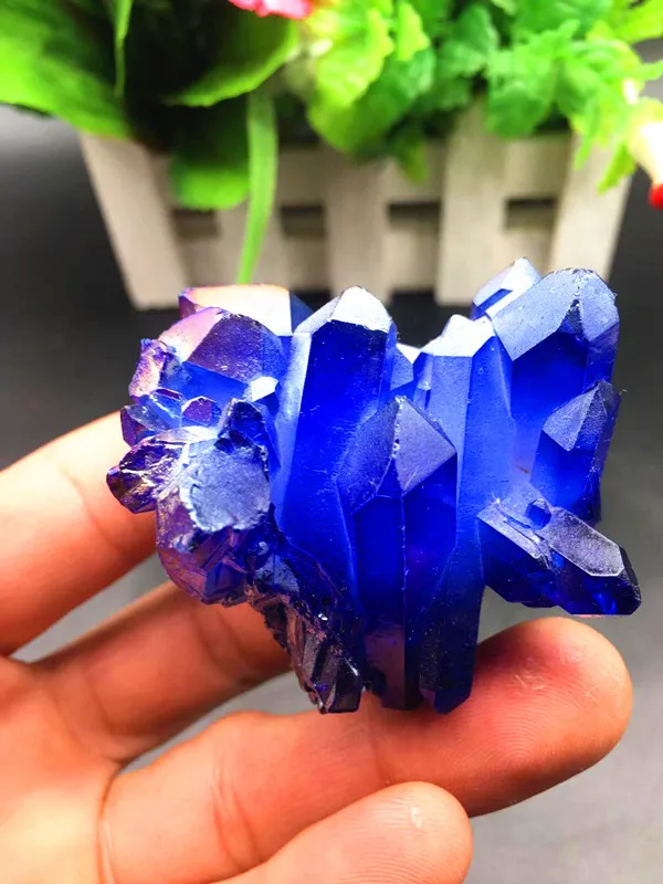 Ангел aura crystal кварц титановый цветок натуральные камни и минералы камень