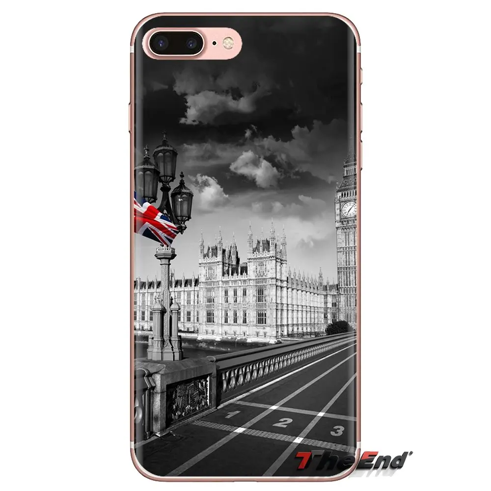 Для Xiaomi Mi4 Mi5 Mi5S Mi6 Mi A1 A2 5X 6X 8 9 Lite SE Pro Max Mix 2 3 2S мягкая прозрачная сумка чехол London Fantasy