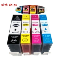 4x compatible dye inks for hp564 xl bkcmy ink cartridges for hp photosmart 5510 5520 6510 6520 7510 7520 7515 7525 printer
