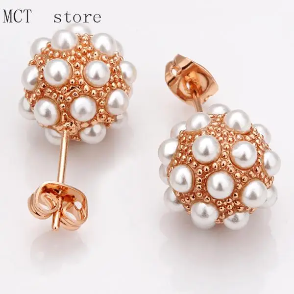 E013 Wholesale Nickle Free Antiallergic 18K Real Gold Plated Earrings For Women New Fashion Jewelry Shipping | Украшения и