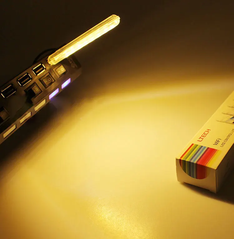 Мини Портативный USB светильник ночник 3/8 светодиодный s лампы трубки аварийная атмосфера светодиодный светильник книги s лампа для кемпинга зарядное устройство для ноутбуков