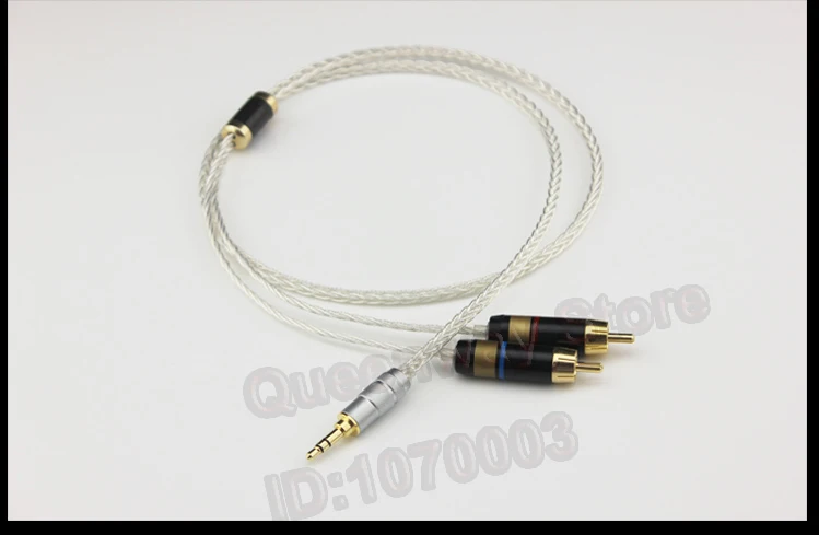 Hi Fi end Hiend серебристый кабель компьютерный аудиокабель/кабель с двойной головкой