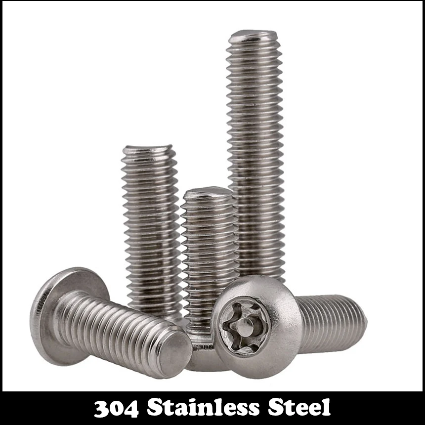 M6 * 25 M6x25 30 M6x30 35 M6x35 304 нержавеющая сталь 304ss Torx 6 шестилопастный штифт в круглой