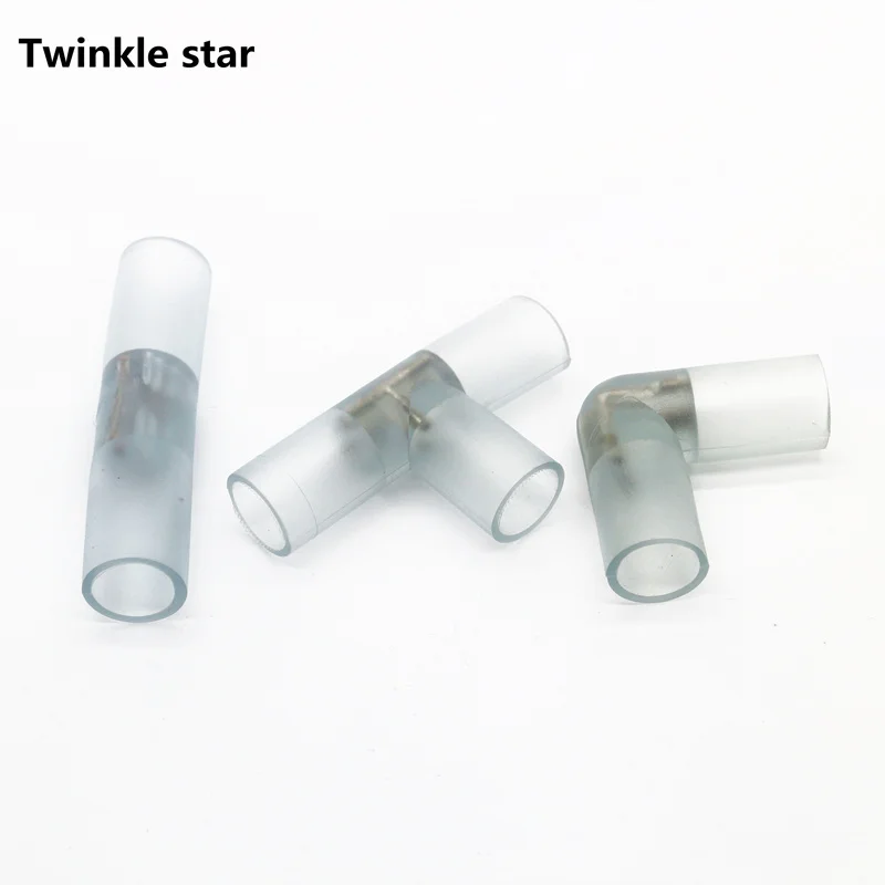 Соединитель для светодиодной круглой гибкой неоновой Световой веревки 14 мм 12 В 220