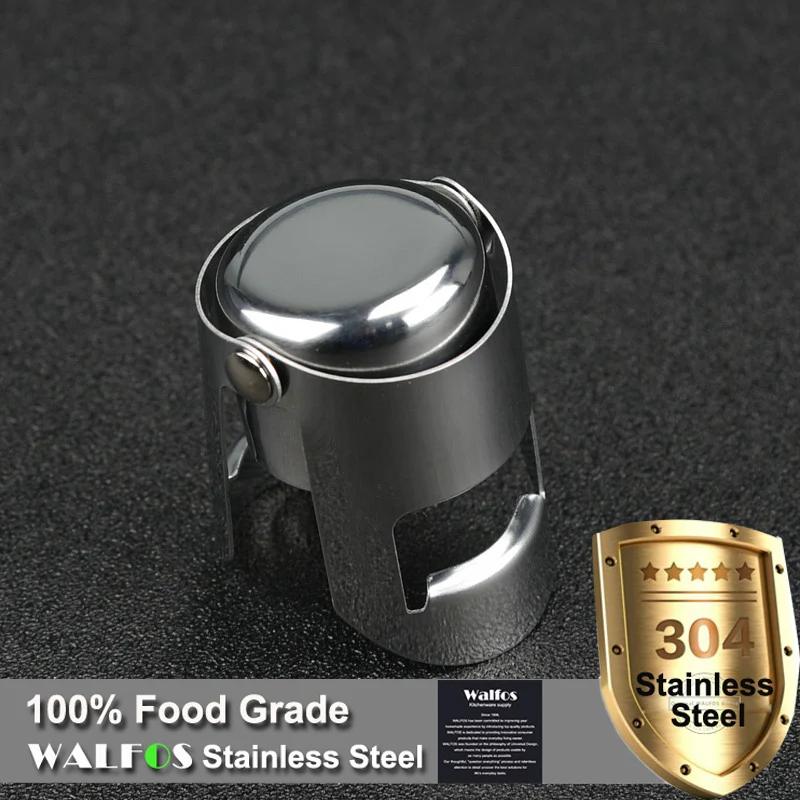 Портативная герметичная машина WALFOS пробка для шампанского из нержавеющей стали