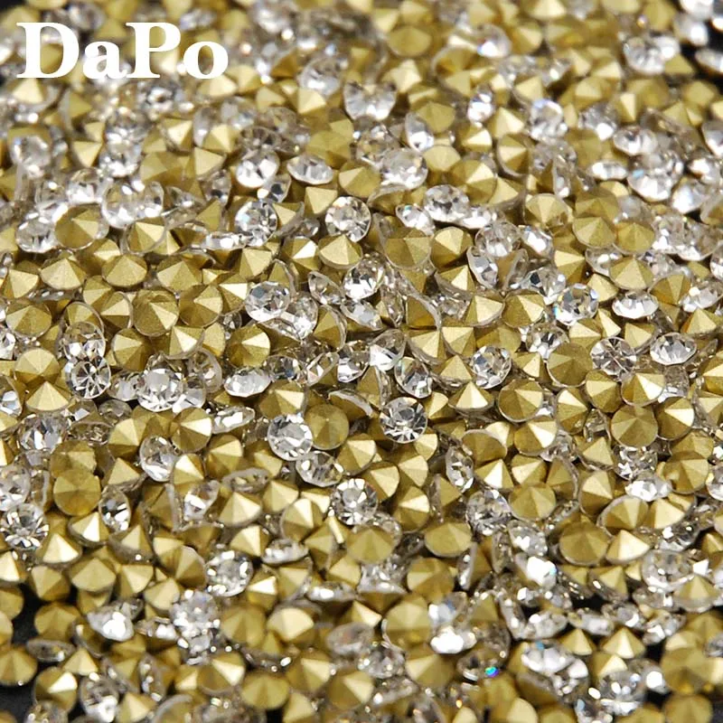 Кристально прозрачные белые бриллиантовые стразы драгоценные камни стеклянные