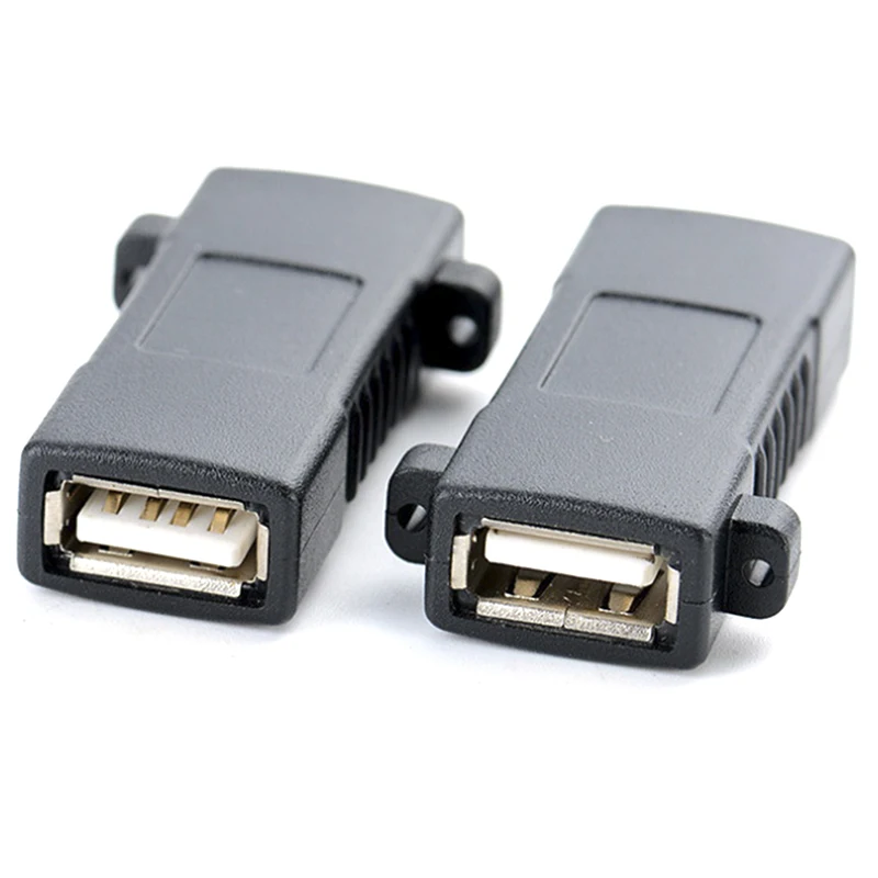 1 шт. USB 2 0 3 Стандартный гнездовой разъем адаптер для монтажа на панель Разъем