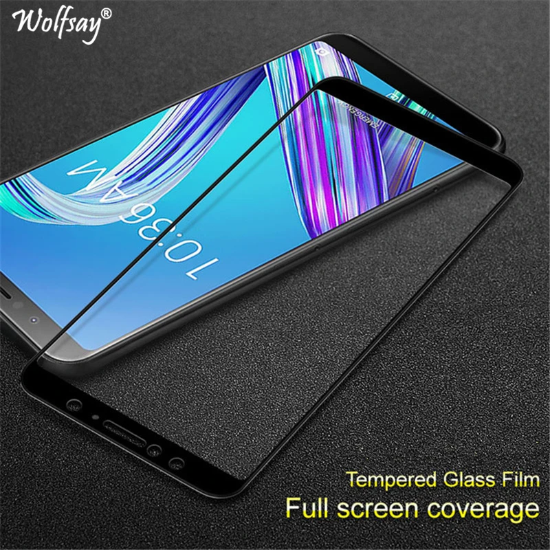 1 шт. ZB601KL Защитное стекло для экрана Asus Zenfone Max M1 закаленное Pro полное покрытие