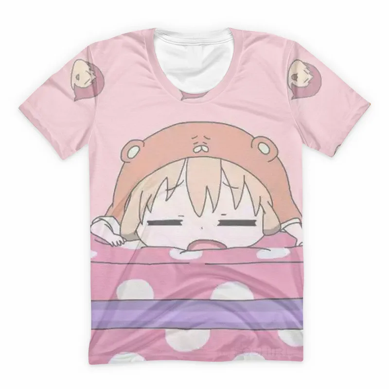SOSHIRL Kawaii аниме девушка друг футболка химото Умару-Чан уличная одежда
