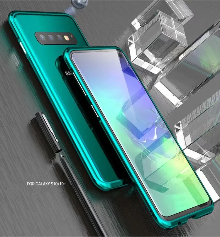 Алюминиевый металлический чехол-бампер для Samsung Galaxy S10 тонкий ударопрочный