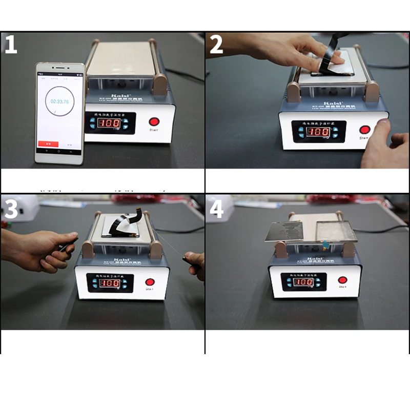 Сепаратор стекла Kaisi Lcd для сенсорных экранов сепаратор IPhone SAMSUNG максимум 7