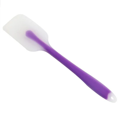 Purple ERMAKOVA силиконовая лопатка-скребок, маленькие инструменты для выпечки, для смешивания кондитерских изделий, гаджет, термостойкие, антипригарные, кухонные принадлежности для выпечки - Цвет: Purple