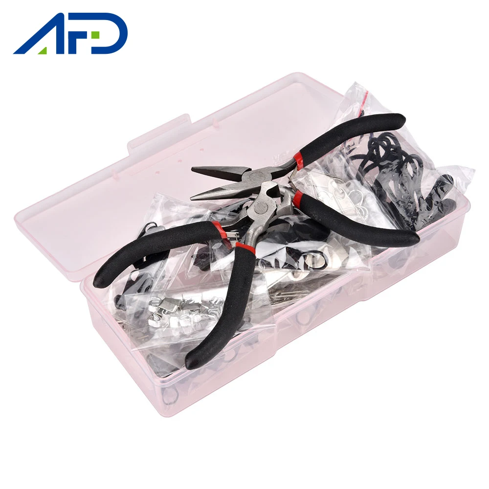 197 шт./компл. ползунок на молнии универсальная Сменная головка с плоскогубцами