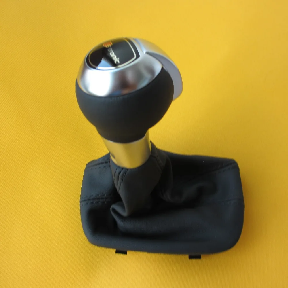 Черная ручка переключения передач с leatehr крышкой для AUDI Q3 8U0 713 139 TAH