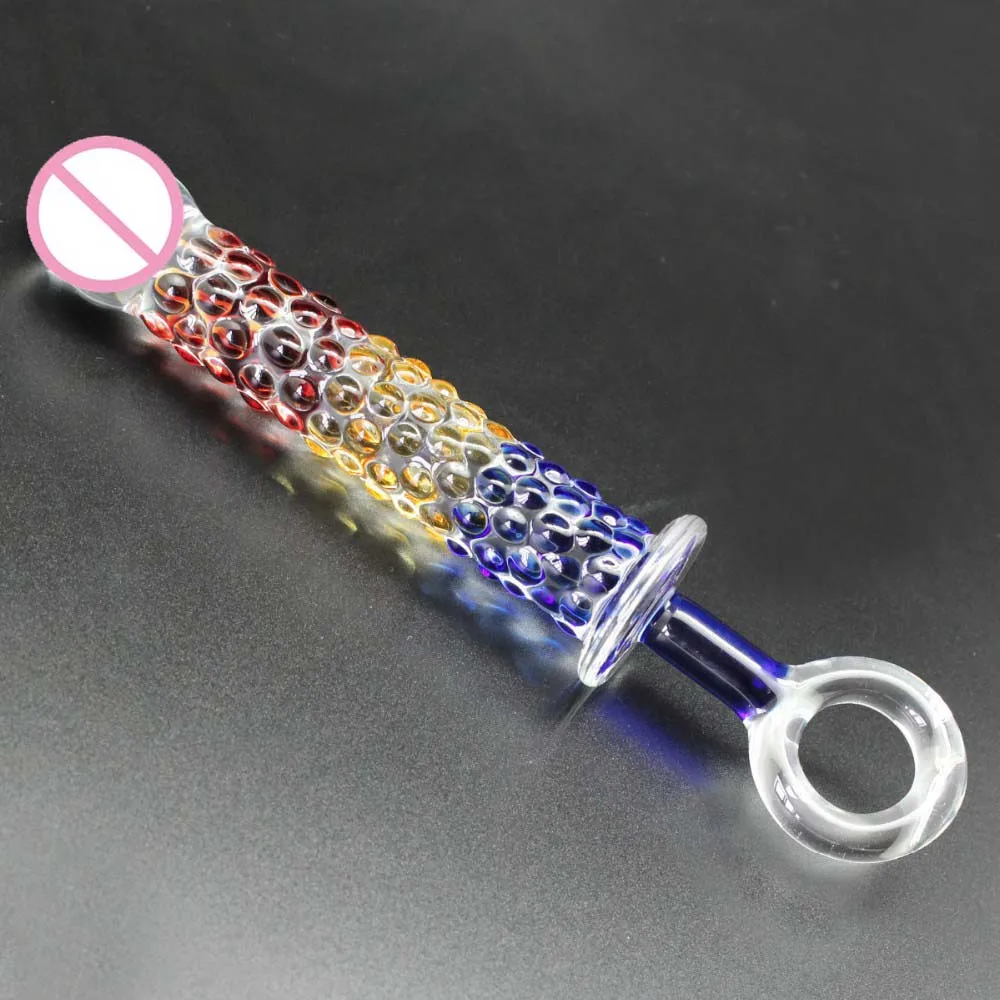 Новый Великолепный Кристальный стеклянный фаллоимитатор женские G-spot устройства