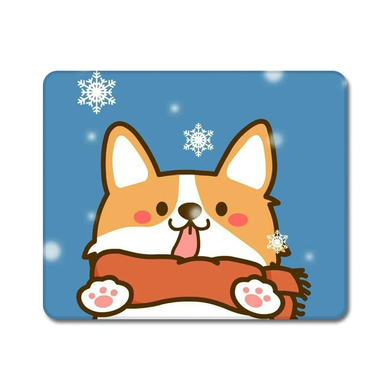 Мультфильм вельш корги Рождество милые животные Дети природа резиновый коврик