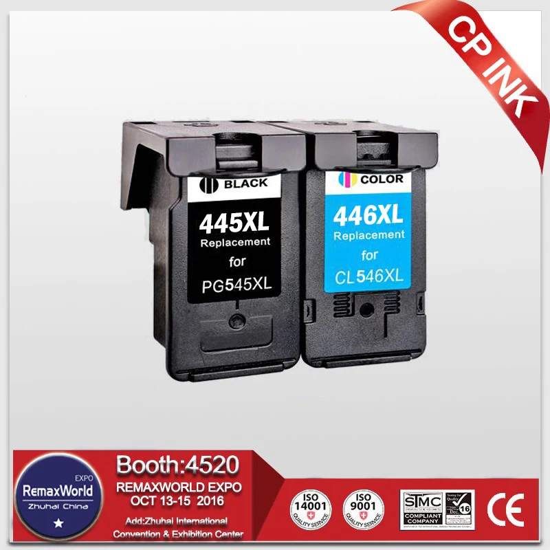 CP 2PK 445 446 Запасной картридж для Canon Φ чернильный Pixma IP2840 MX494 MG2440 MG2540 MG2940|Чернильные