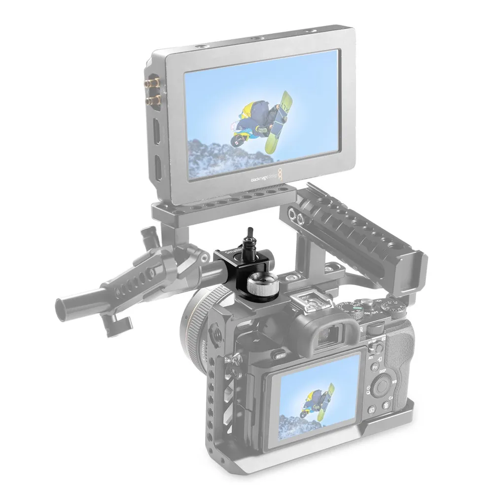 SmallRig 15 мм стержневой зажим с фиксирующими штифтами Arri Холодный башмак для