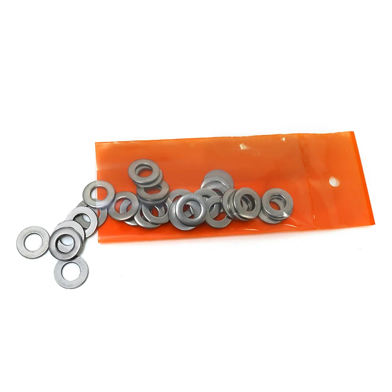 T.K.Excellent 30 Pieces M8 Flat Washer Gasket Stainless Steel Hardware Fasteners Tools Washers Pickling Cleaning Passivation |