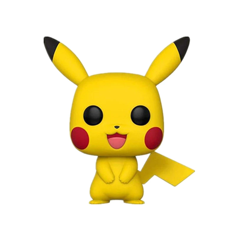 N-Pikachu-353 FUNKO POP Japanese Anime Pokemon Go#353 Pikachu Vinyl Cartoon Action Figure Toys Brinquedo Collection Model Kid Birthday Gifts - Цвет: N-Pikachu-353