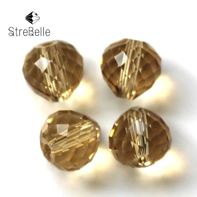 StreBelle Новинка 2020 10 мм стеклянные модные ювелирные бусины круглые шейпы в форме