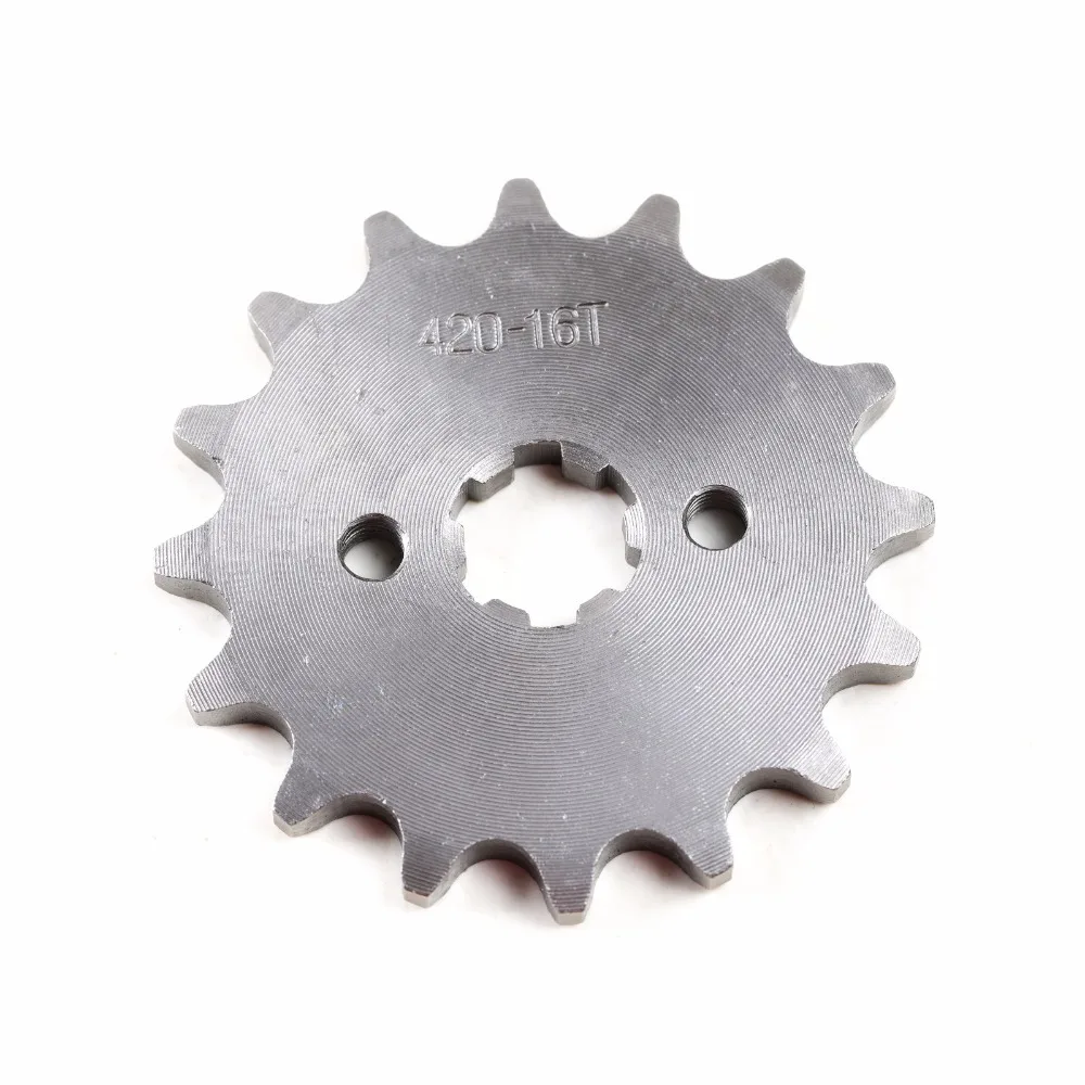 TDPRO 420 цепь 14 T/15 T/16 T/17 T 17 мм передняя Звездочка двигателя Cog Fit мотоцикл ATV Gokart 50cc 70cc 90cc 110c 125cc питбайк
